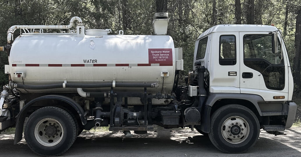 Red White And Blue truck logo